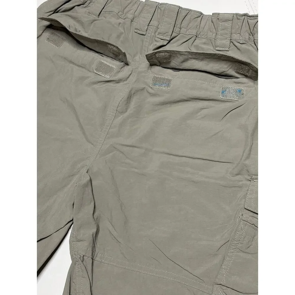REI Men's Sahara Cargo Hiking Olive Green Shorts size Medium